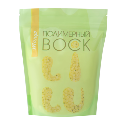 LILU Воск полимерный в гранулах, полупрозрачный Mango / LILU 700 гр #1