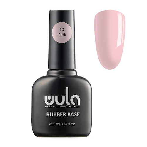 WULA NAILSOUL База каучуковая камуфлирующая, 10 розовый / Wula Nailsoul 10 мл #1
