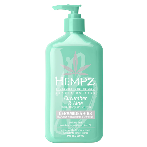 HEMPZ Молочко для тела с церамидами и В3 Огурец и Алое / Beauty Actives Cucumber & Aloe Moisturizer 500 мл #1
