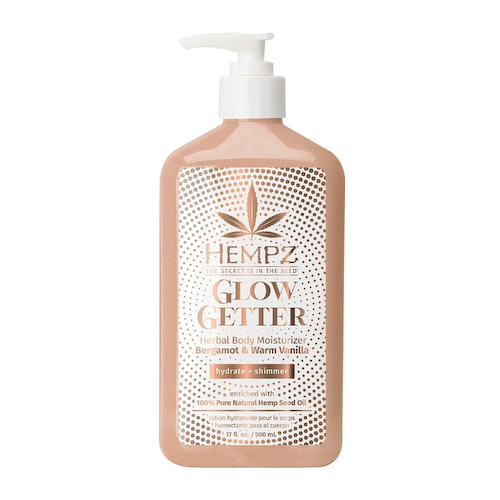 HEMPZ Молочко для тела с мерцающим эффектом бергамот и ваниль / Hempz Glow Getter Herbal Body Moisturizer Bergamot & Warm Vanilla 500 мл #1