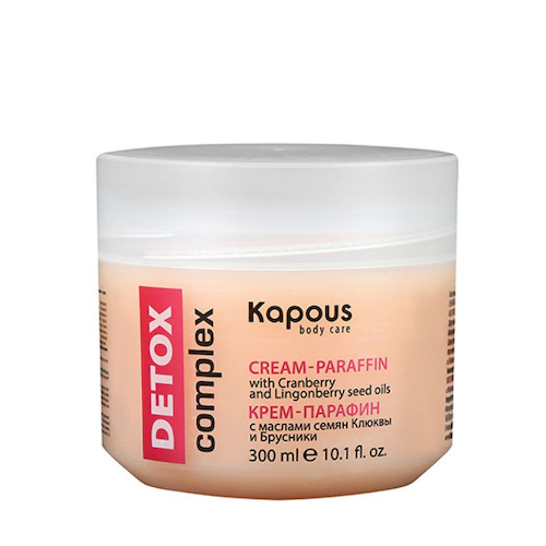 KAPOUS Крем-парафин с маслами семян клюквы и брусники / Body Care DETOX complex 300 мл #1