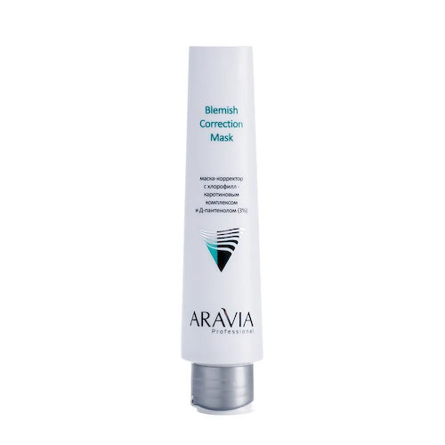 ARAVIA Professional Маска-корректор против несовершенств с хлорофилл-каротиновым комплексом и Д-пантенолом 3% / Blemish Correction Mask 100 мл #1