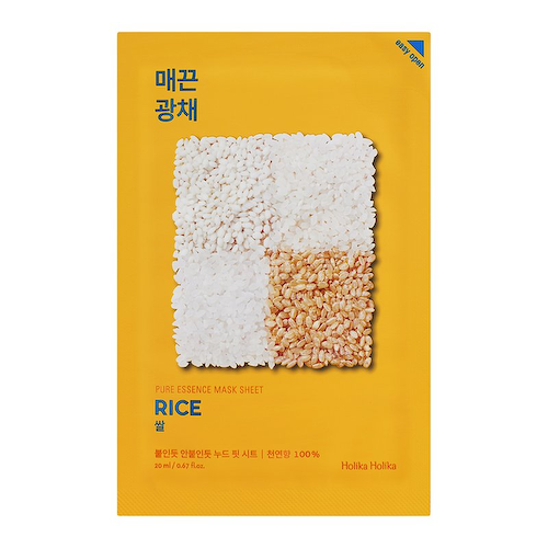 HOLIKA HOLIKA Маска тканевая против пигментации Пьюр Эссенс, рис / Pure Essence Mask Sheet Rice 20 мл #1