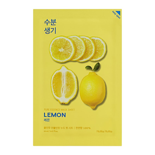 HOLIKA HOLIKA Маска тканевая тонизирующая Пьюр Эссенс, лимон / Pure Essence Mask Sheet Lemon 20 мл #1