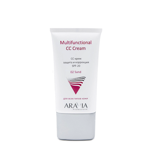 ARAVIA Professional СС-крем защитный SPF-20 / Multifunctional CC Cream, Sand 02 50 мл #1
