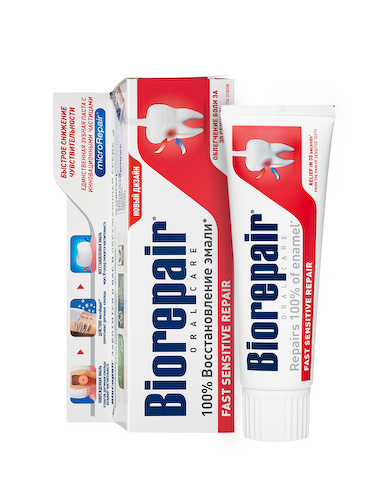 BIOREPAIR Паста зубная для чувствительных зубов / Fast Sensitive Repair 75 мл #1