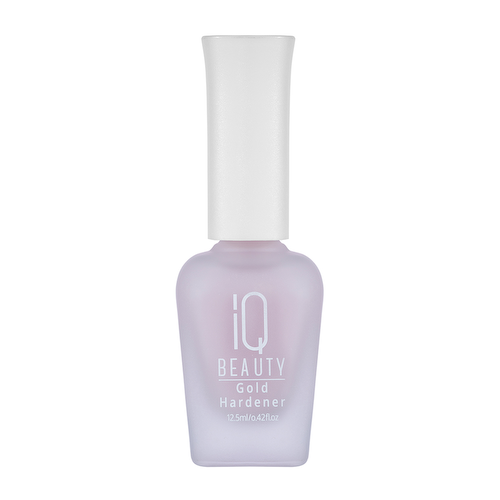 IQ BEAUTY Укрепитель для ослабленных и ломких ногтей с коллоидным золотом / Gold Hardener Rose 12,5 мл #1
