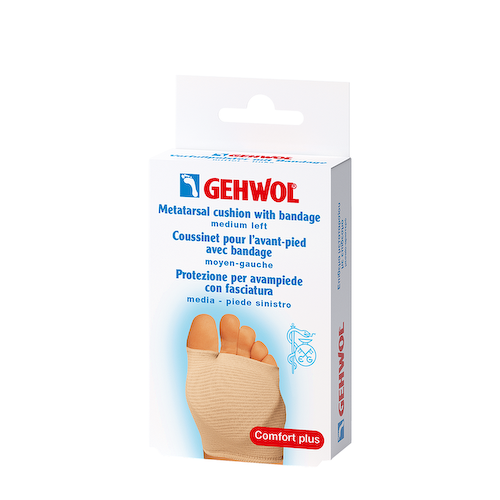 GEHWOL Подушка защитная под плюсну из гель-полимера и бандажа, левая / Gehwol 1 шт #1