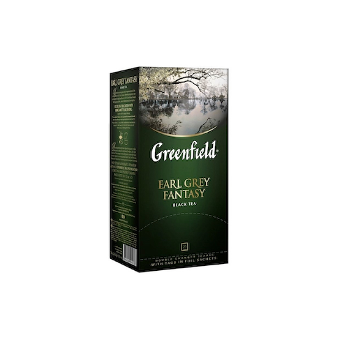 Чай Greenfield Earl Grey Fantasy черный в пакетиках, 25 шт. #1