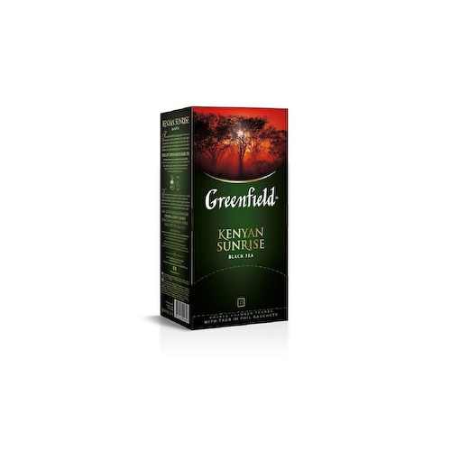 Чай Greenfield Kenyan Sunrise черный в пакетиках, 25 шт. #1
