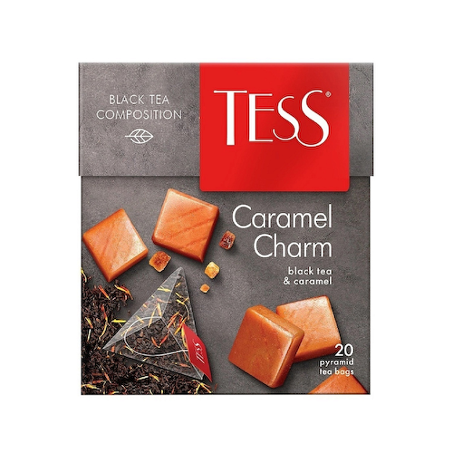Чай черный Tess Caramel Charm, в пирамидках, 20 шт. #1