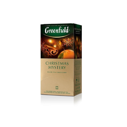 Чай Greenfield Christmas Mystery черный в пакетиках, 25 шт. #1