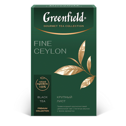 Чай Greenfield Файн Цейлон, черный, 90 гр #1