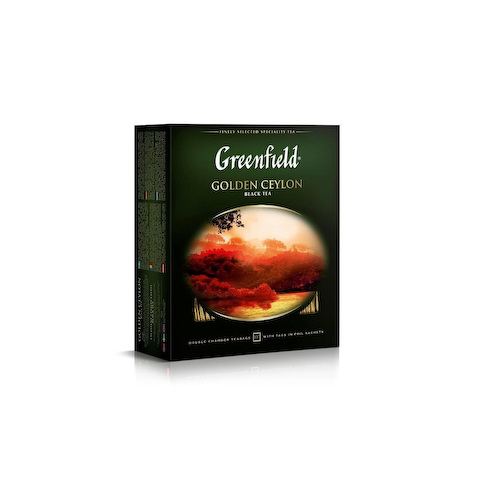 Чай Greenfield Golden Ceylon черный в пакетиках, 100 шт. #1
