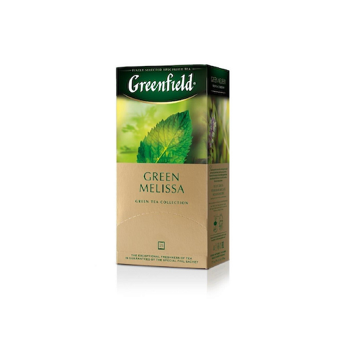 Чай Greenfield Green Melissa зеленый в пакетиках, 25 шт. #1