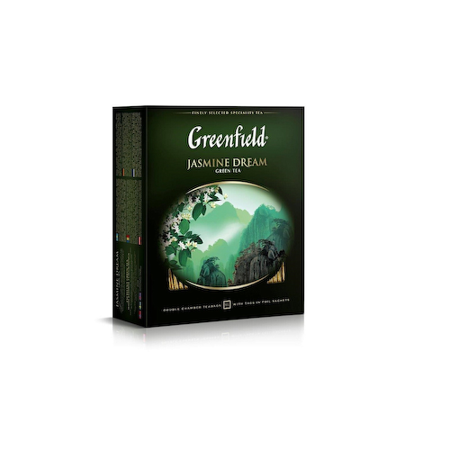 Чай Greenfield Jasmine Dream зеленый в пакетиках, 100 шт. #1