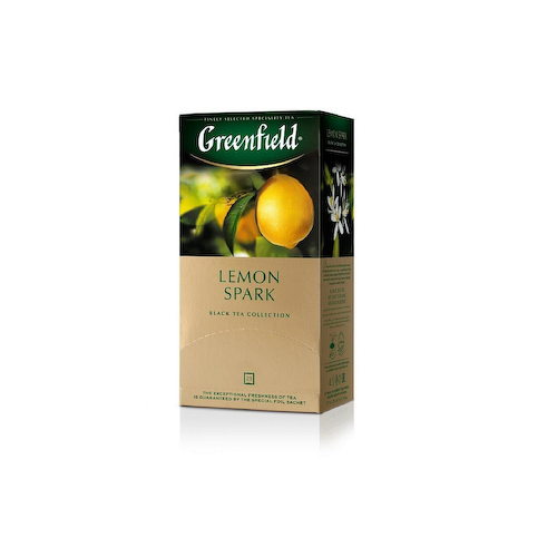 Чай Greenfield Lemon Spark черный в пакетиках, 25 шт. #1