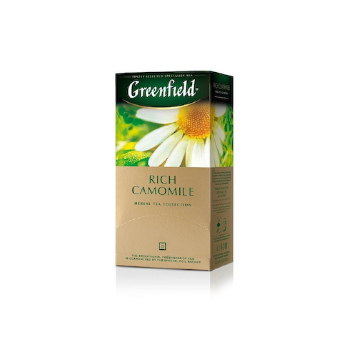 Чай Greenfield Rich Camomile в пакетиках, 25 шт. #1