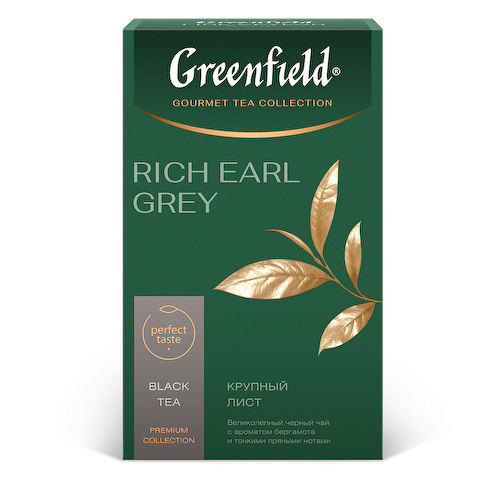 Чай Greenfield Рич Эрл Грей, черный, 100 гр #1