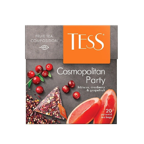 Чай травяной Tess Cosmopolitan Party в пирамидках, 20 шт. #1
