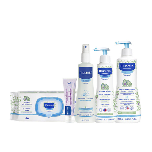 MUSTELA Косметический набор для ухода за кожей малыша + Сумка #1