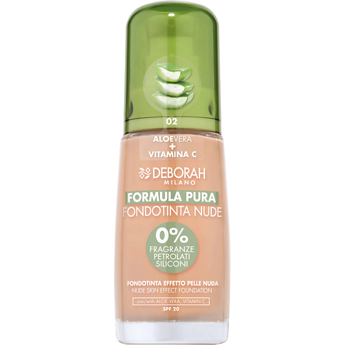 DEBORAH MILANO Тональная основа Formula Pura Nude Foundation #1