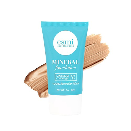 ESMI SKIN MINERALS Тональная основа минеральная Максимальное покрытие Liquid Mineral Foundation #1
