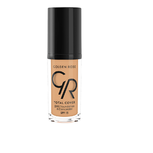 GOLDEN ROSE Крем тональный TOTAL COVER 2in1 Foundation #1