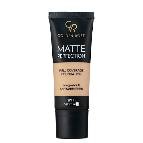 GOLDEN ROSE Тональный крем Matte Perfection Full Coverage FOUNDATION #1