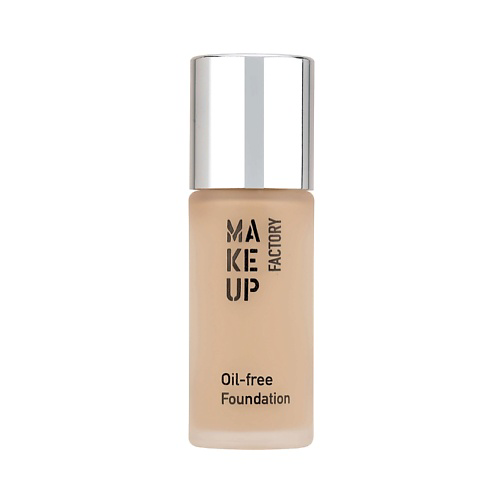 MAKE UP FACTORY Тональный крем без содержания масла матирующий Oil-Free Foundation #1