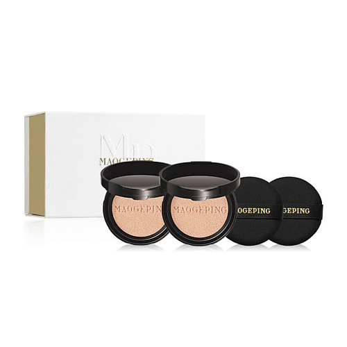 MAOGEPING Тональный кушон Luxury Caviar Flawless Cushion, 2 сменных блока #1