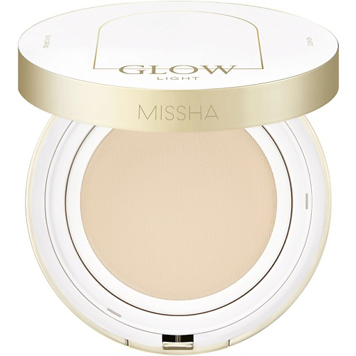 MISSHA Тональный кушон Glow Cushion Light с коллагеном #1