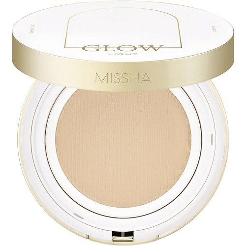MISSHA Тональный кушон Glow Cushion Light с коллагеном #1