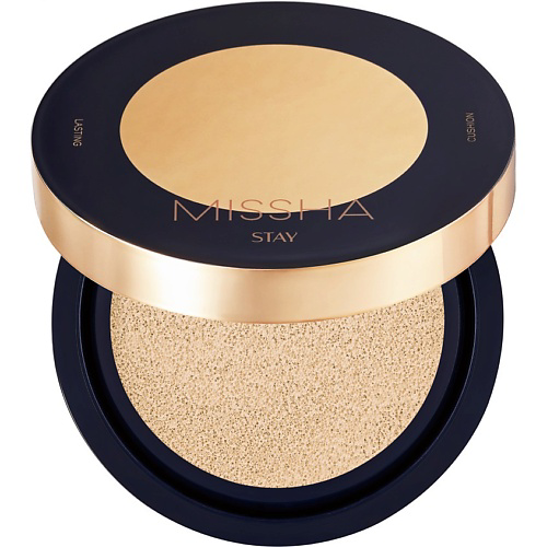 MISSHA Тональный кушон Stay Cushion "Бархатистое покрытие" #1