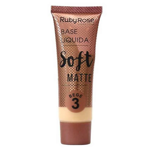 RUBY ROSE Тональная основа матирующая Soft Matte #1