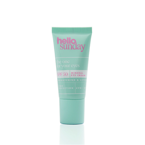 HELLO SUNDAY Крем для зоны вокруг глаз минеральный SPF 50 The One For Your Eyes Mineral Eye Cream 15 #1