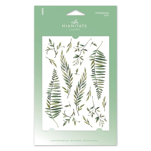 MIAMITATS Переводные тату Green #1