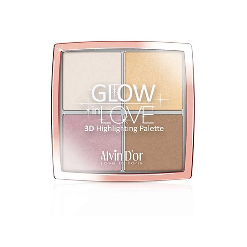 ALVIN D’OR Пудровый хайлайтер для лица GLOW IN LOVE #1