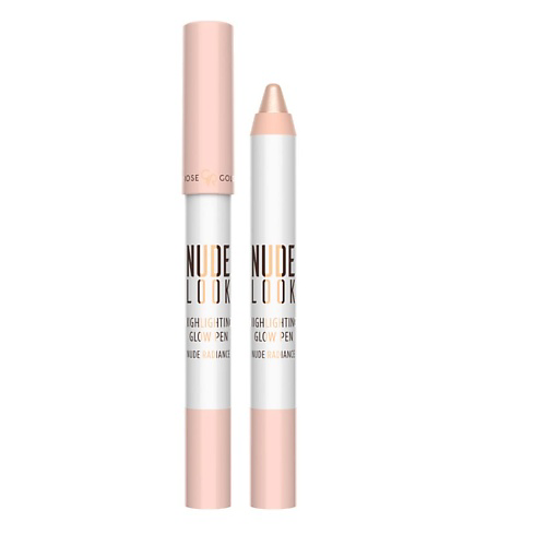 GOLDEN ROSE Карандаш-хайлайтер NUDE LOOK Highlighting Glow Pen Nude Radiance #1