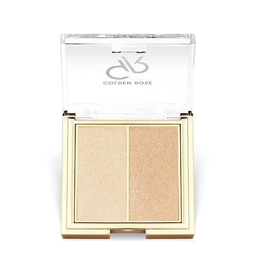 GOLDEN ROSE Хайлайтер  для макияжа лица So Glow! Highlighter DUO #1