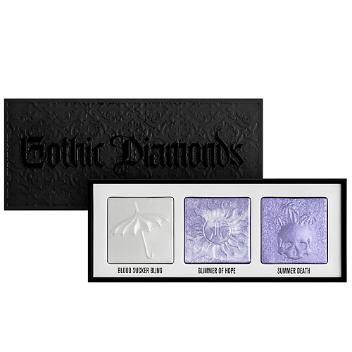 JEFFREE STAR COSMETICS Палетка хайлайтеров для лица Extreme Frost Gothic Diamonds #1