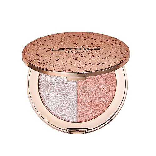 ЛЭТУАЛЬ Хайлайтер дуо для лица и зоны декольте Highlighter Duo For Face And Decollete #1