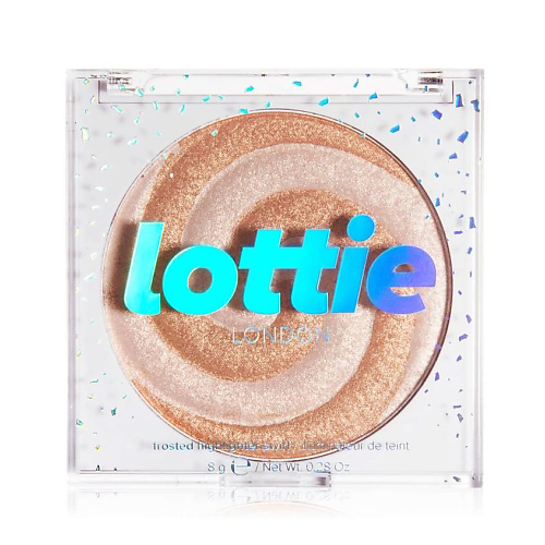 LOTTIE LONDON Хайлайтер для лица и тела Frosted Swirl Highlighter #1