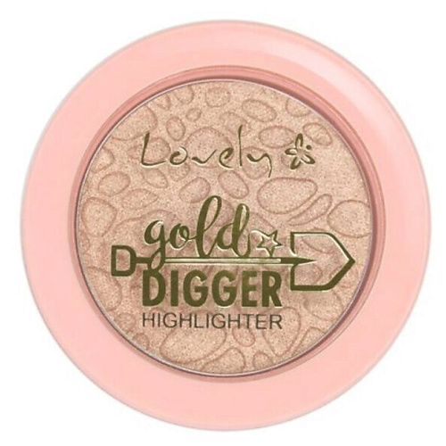 LOVELY Хайлайтер для лица Gold Digger 1 #1