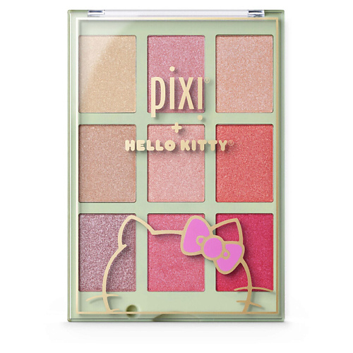 PIXI Хайлайтер и румяна в палетке Hello Kitty Chrome Glow #1