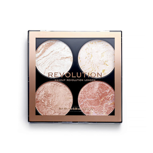 REVOLUTION MAKEUP Хайлайтер 4 в 1 CHEEK KIT #1