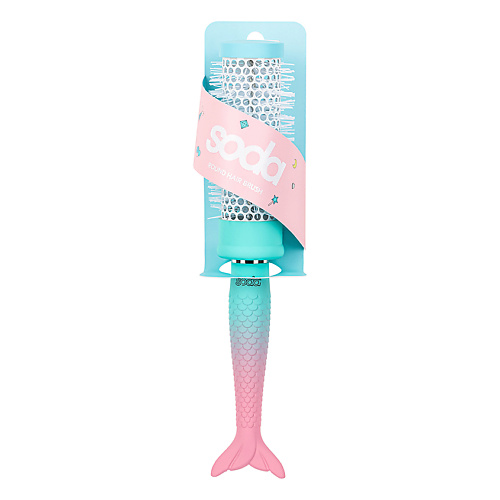 SODA Щетка для волос круглая металлическая #mermaidhair #1