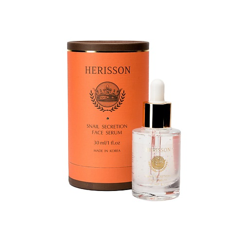 HERISSON Сыворотка для лица "с секретом улитки" Snail Secretion Face Serum 30 #1