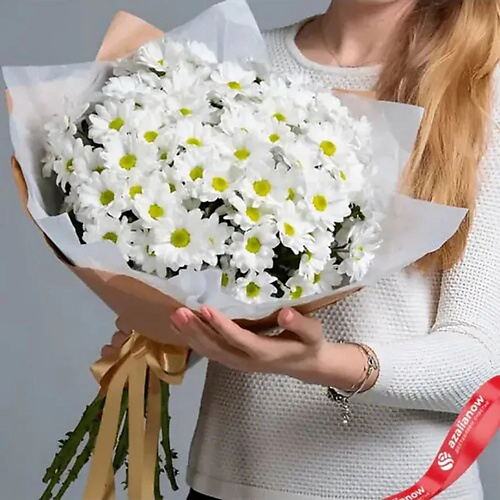 AZALIANOW ЦВЕТЫ. ПОДАРКИ. ДЕКОР Букет из 9 кустовых хризантем #1