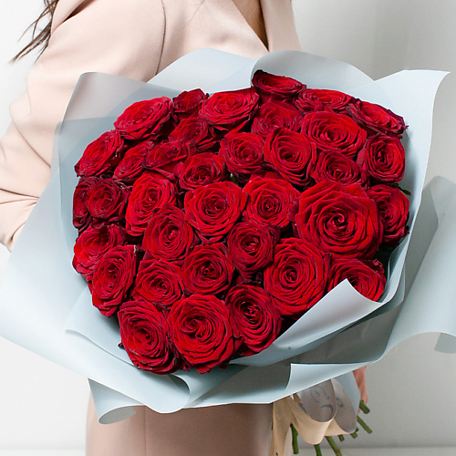 ЛЭТУАЛЬ FLOWERS Букет из бордовых роз 35 шт. (40 см) #1